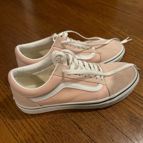 Unisex pink Vans size 8 men and 9.5 women worn once - Picture 2 of 4